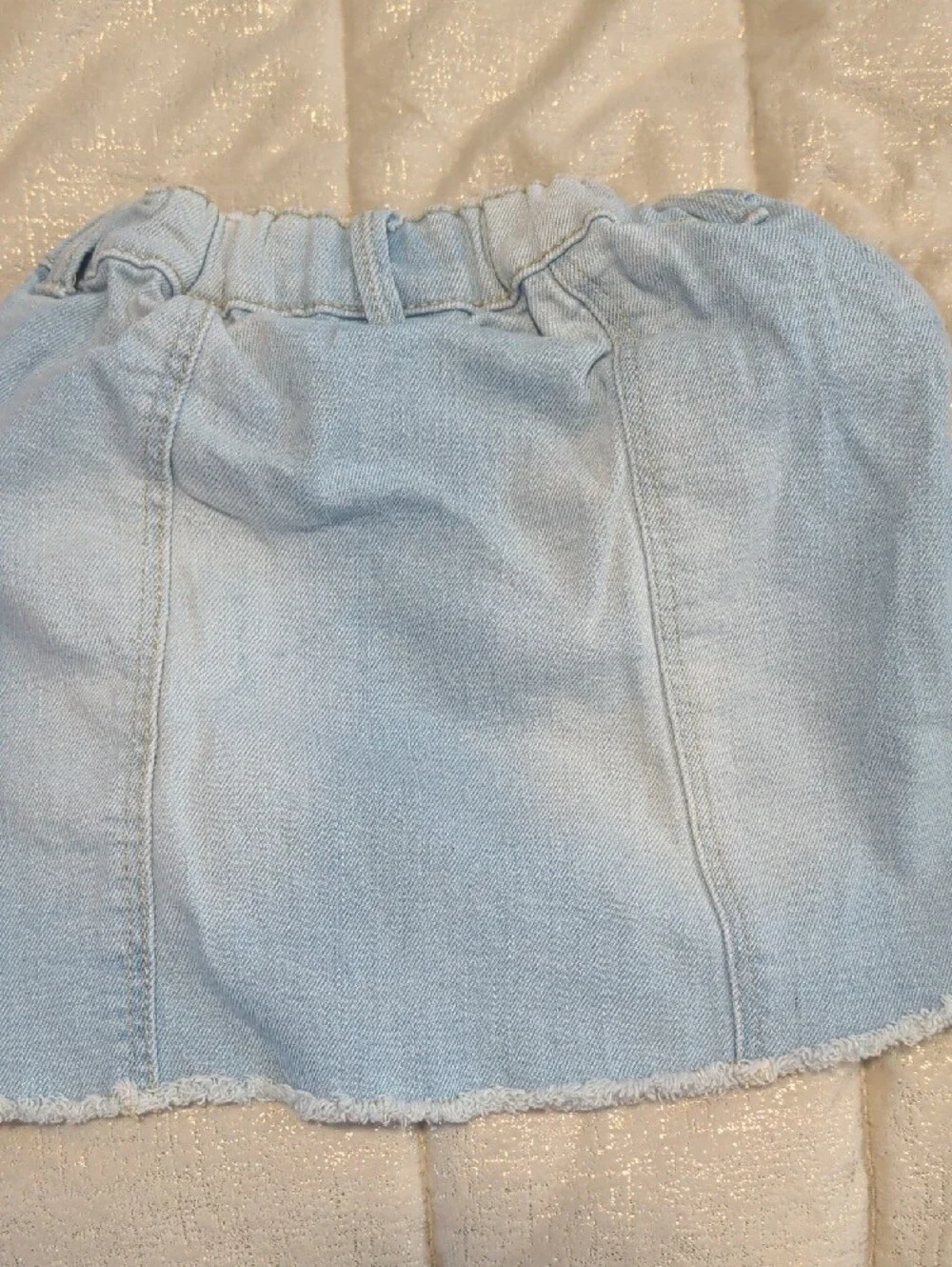OshKosh B'gosh Light Blue Button-Front Denim Skirt